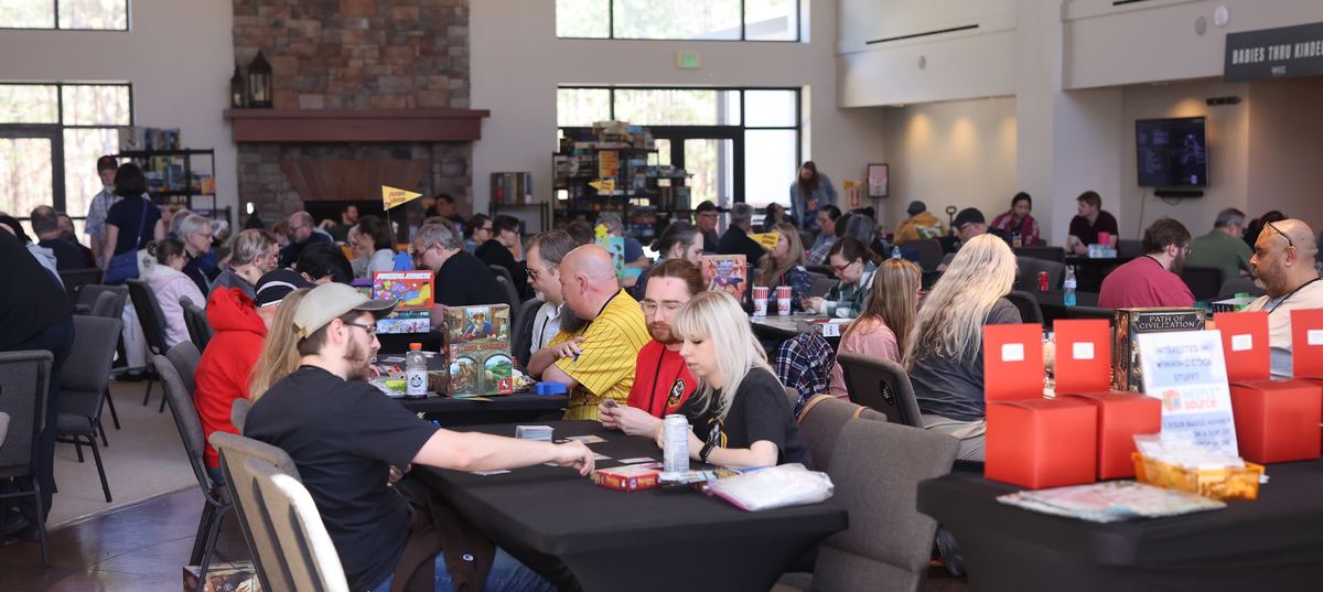 Attendees gaming at KennyCon 26