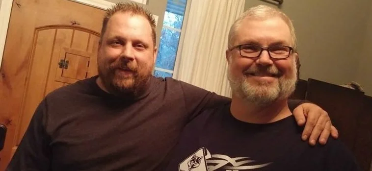Kenny with Aaron