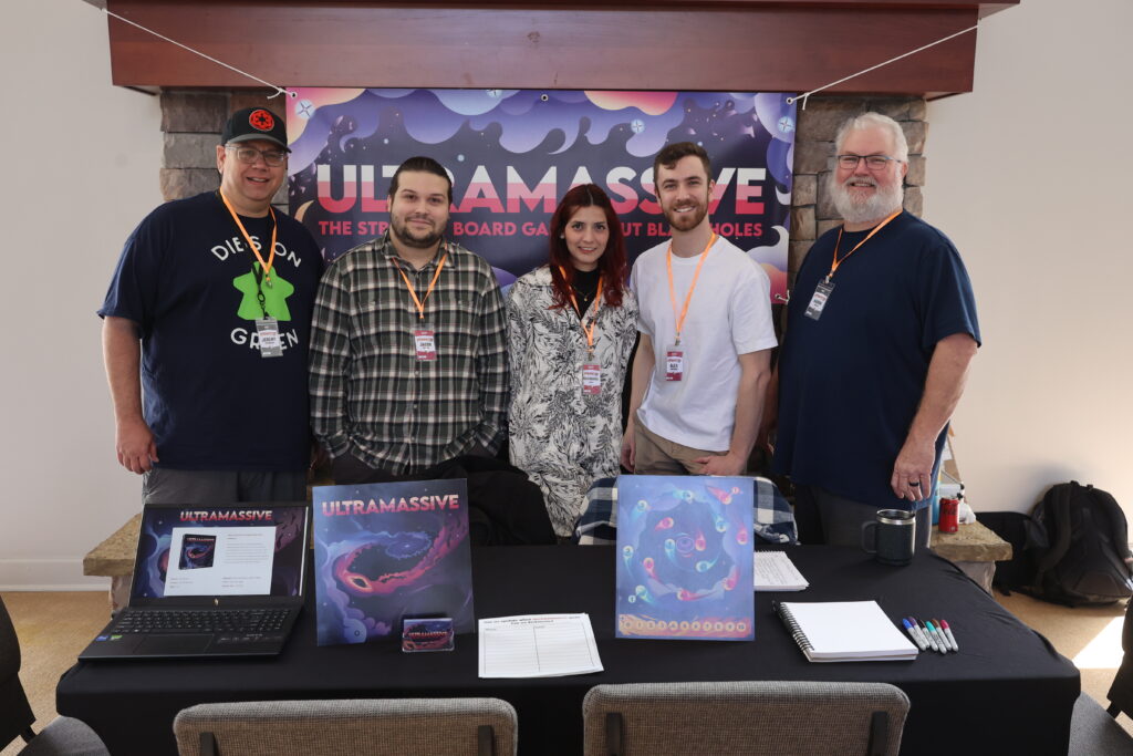 The Ultramassive team with two of the hosts of KennyCon.